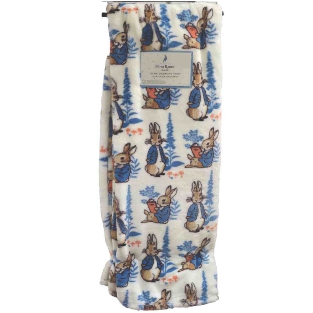 BNWT Beatrix Potters Peter Rabbit Easter Blanket Throw